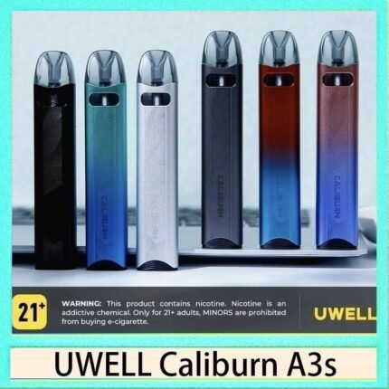 UWELL Caliburn A3S咖哩棒A3S POD電子煙主機官網評價說明書